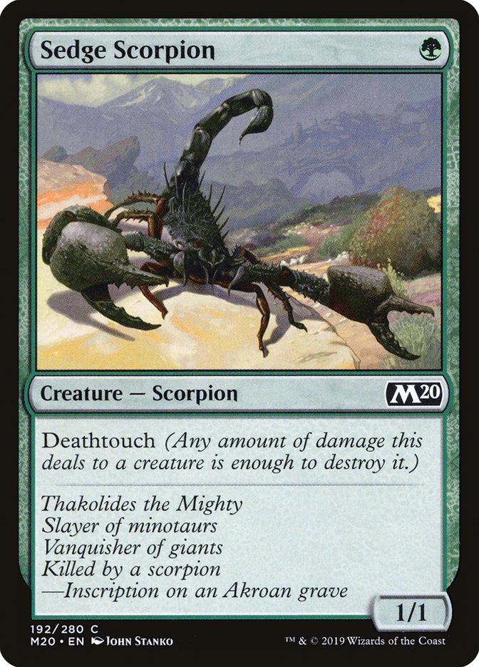 Sedge Scorpion 192/280 (Core Set 2020) 