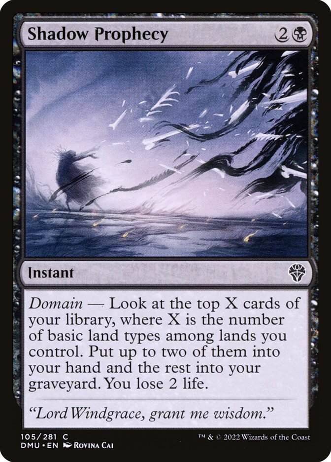 Shadow Prophecy 105/281 (Dominaria United) 