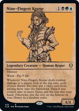 Nine Fingers Keene Showcase 435 (Commander Legends: Battle for Baldur's Gate) 