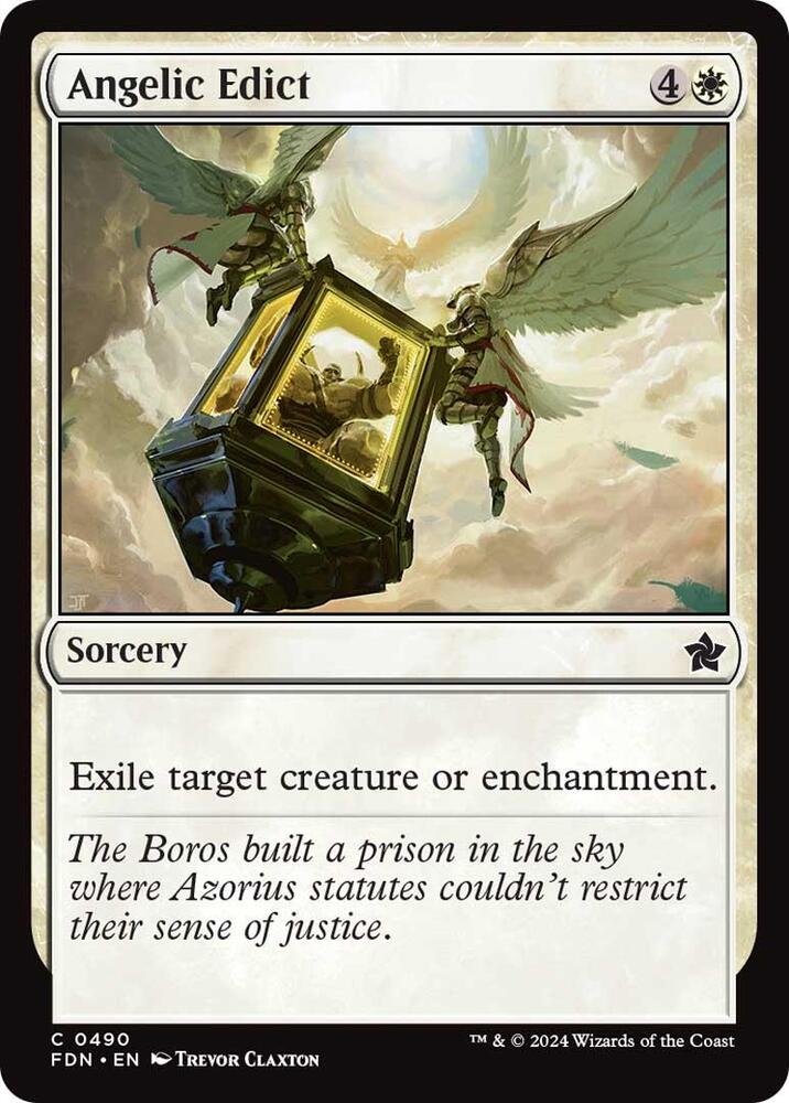 Angelic Edict 490/291 (Foundations) 