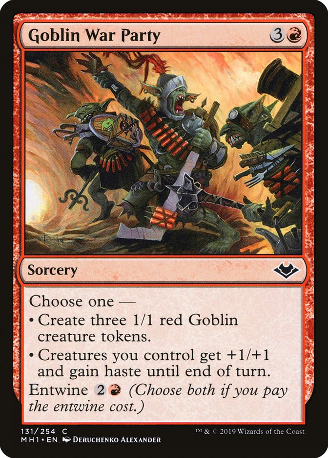 Goblin War Party 131/254 (Modern Horizons) 