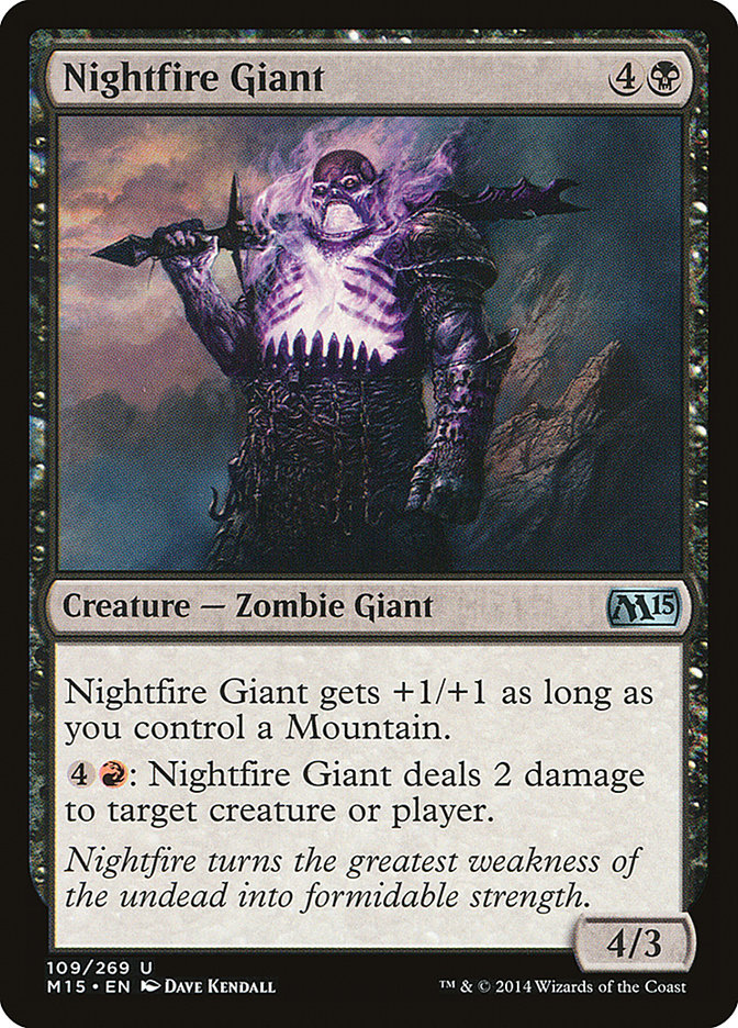 Nightfire Giant 109/269 (Magic 2015 (M15)) 