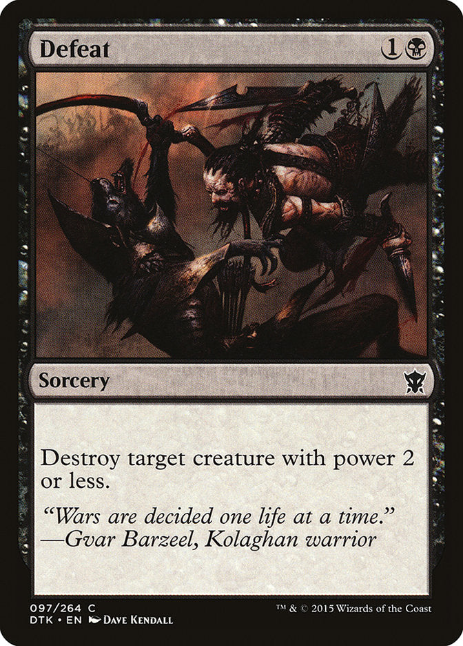 Defeat 97/264 (Dragons of Tarkir) 