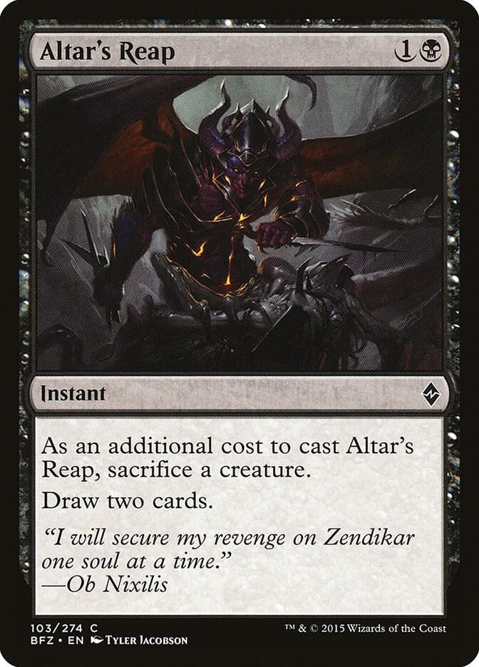 Altar's Reap 103/274 (Battle for Zendikar) 