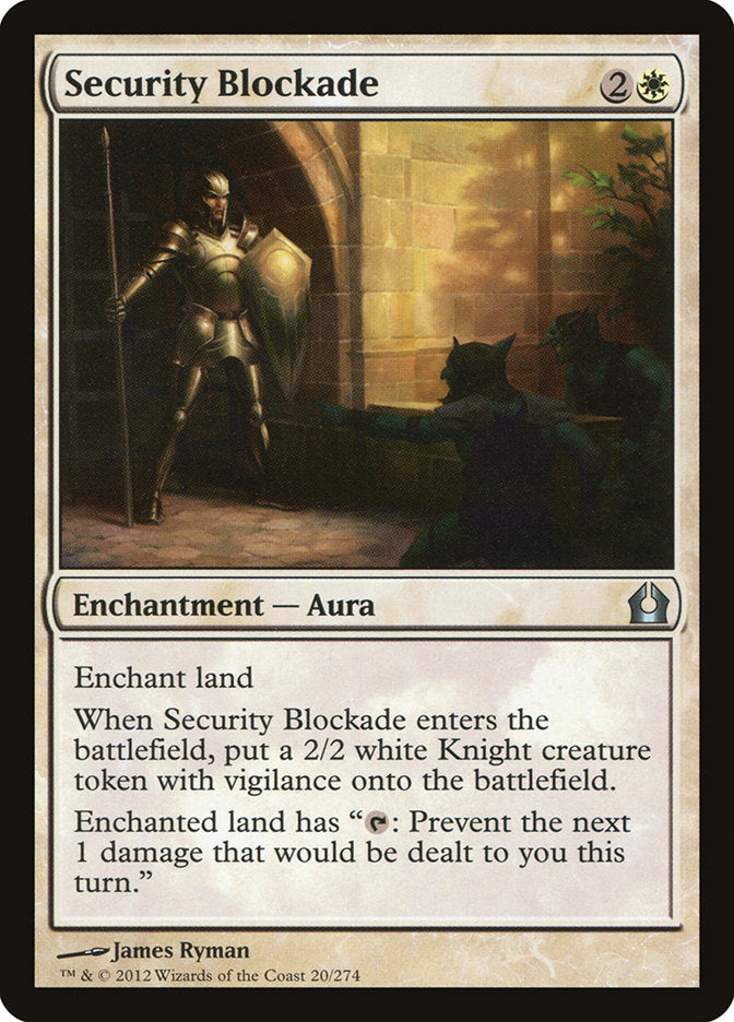 Security Blockade 20/274 (Return to Ravnica) 