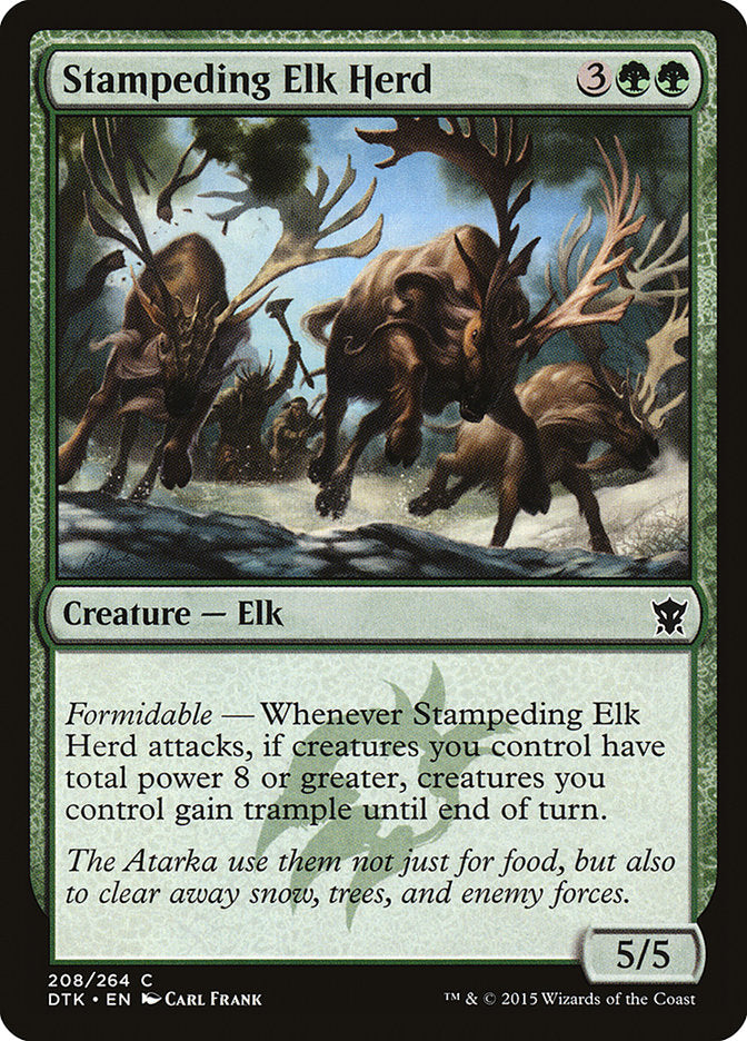 Stampeding Elk Herd 208/264 (Dragons of Tarkir) 
