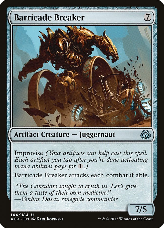 Barricade Breaker 144/184 (Aether Revolt) 