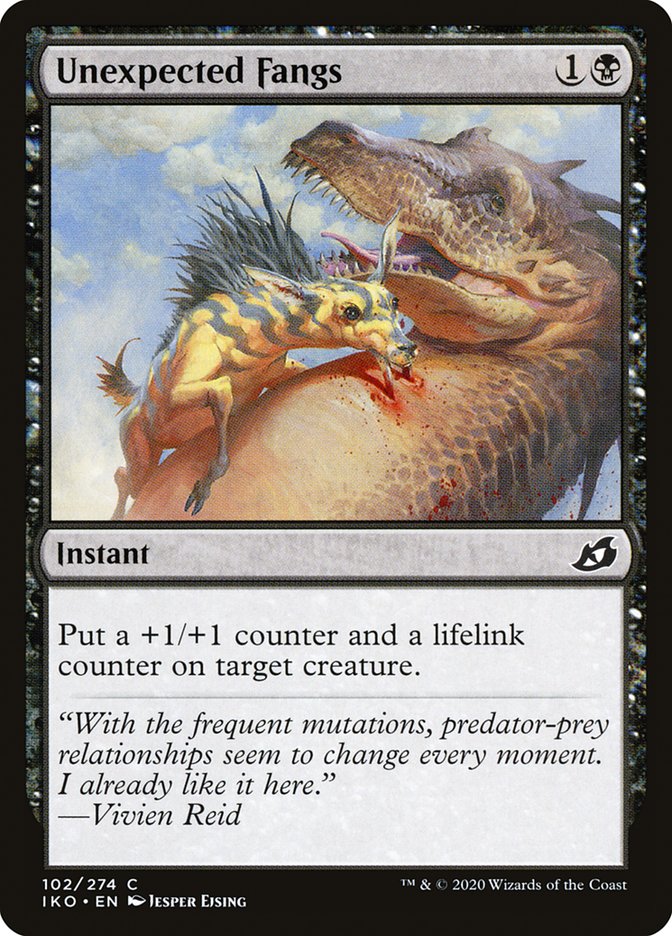 Unexpected Fangs 102/274 (Ikoria: Lair of Behemoths) 