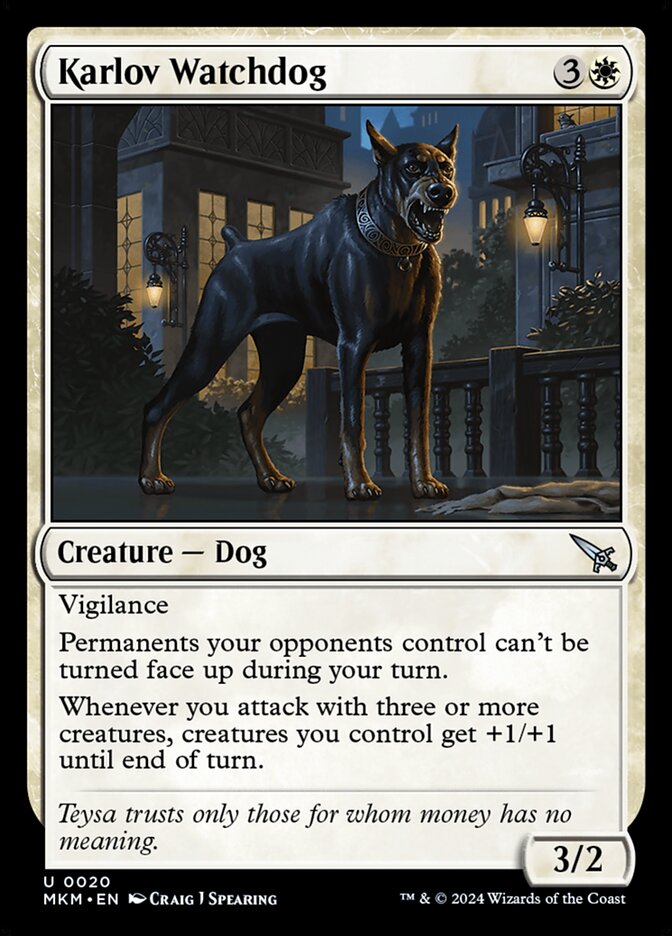 Karlov Watchdog 20/286 (Murders at Karlov Manor) 
