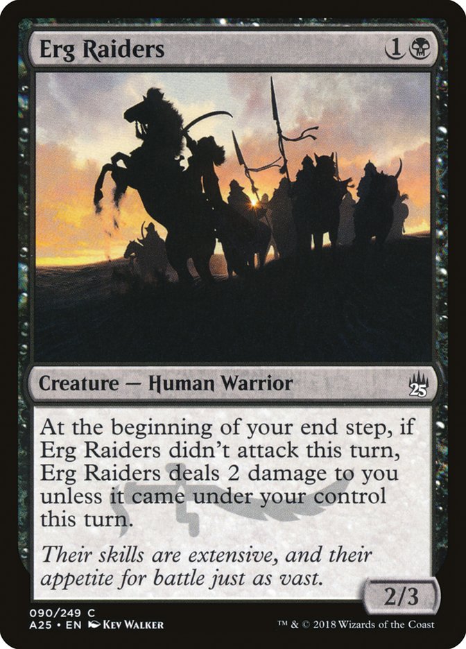 Erg Raiders 90/249 (Masters 25) 