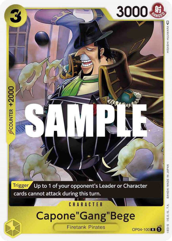 Capone"Gang"Bege OP04-100 (Kingdoms of Intrigue)  - Foil