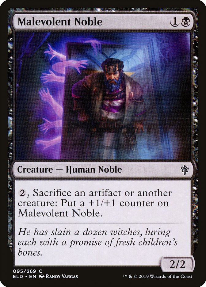 Malevolent Noble 95/269 (Throne of Eldraine) 