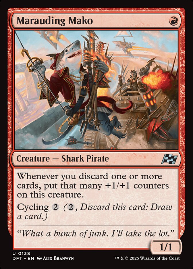 Marauding Mako 138/291 (Aetherdrift) 