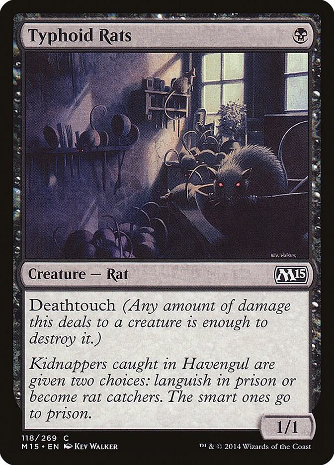 Typhoid Rats 118/269 (Magic 2015 (M15)) 