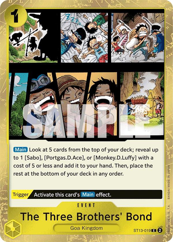 The Three Brother's Bond ST13-019 (Ultra Deck: The Three Brothers)  - Foil