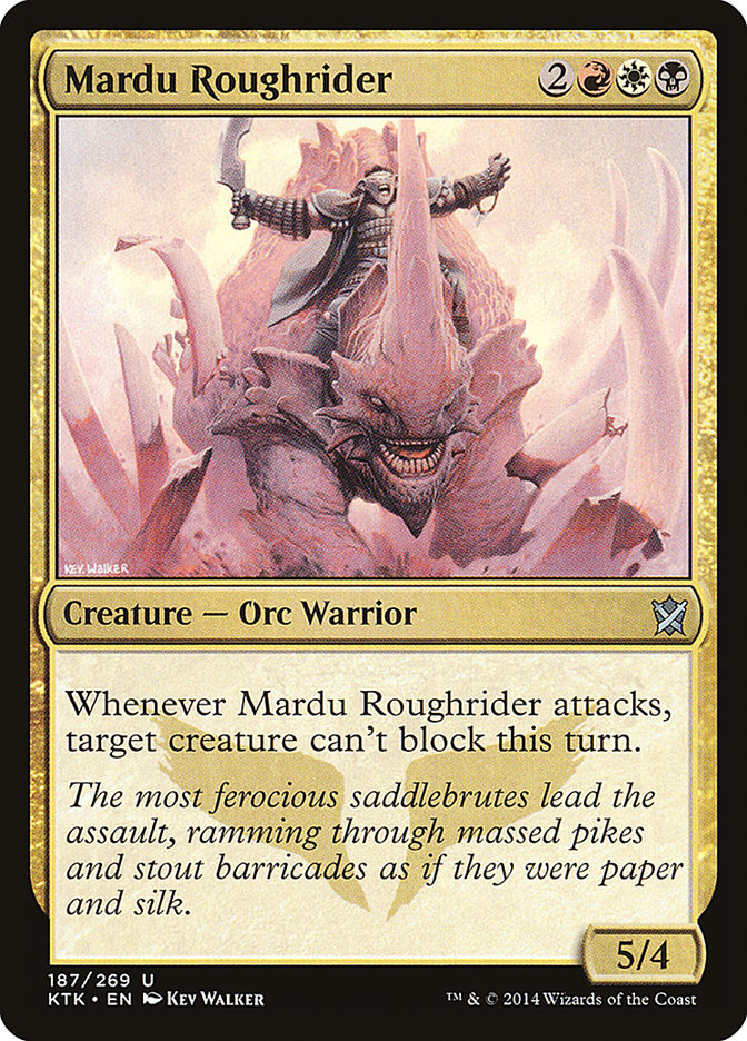 Mardu Roughrider 187/269 (Khans of Tarkir) 