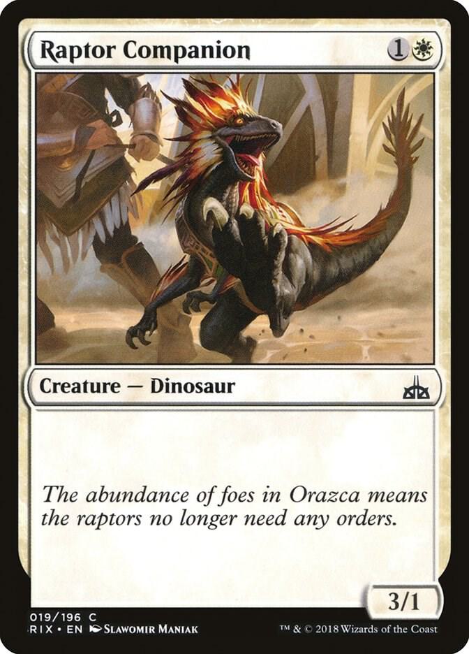 Raptor Companion 19/196 (Rivals of Ixalan) 