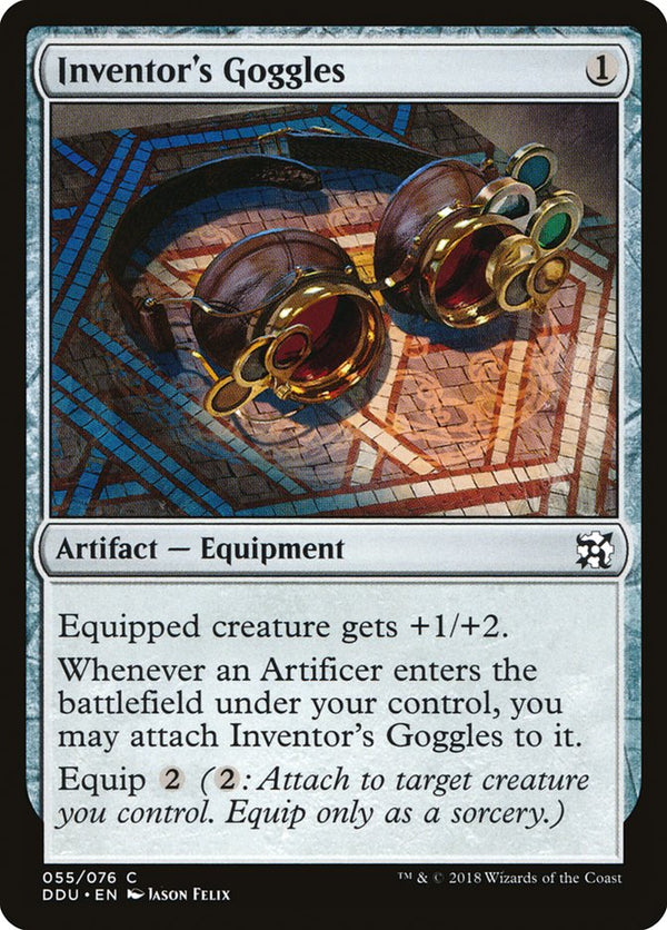 Inventor's Goggles 55/76 (Duel Decks: Elves vs. Inventors) 