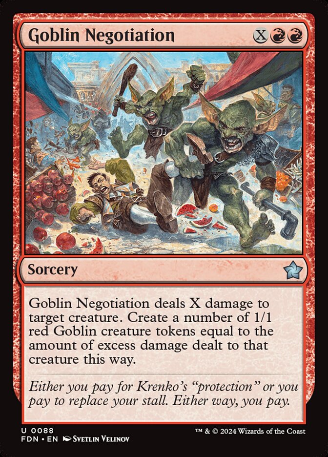 Goblin Negotiation 88/291 (Foundations) 