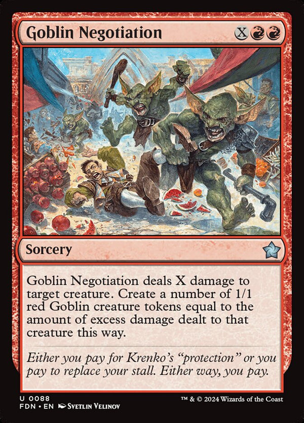 Goblin Negotiation 88/291 (Foundations) 