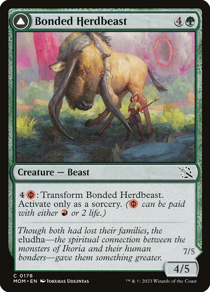 Bonded Herdbeast // Plated Kilnbeast 178/291 (March of the Machine) 