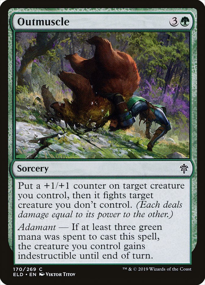 Outmuscle 170/269 (Throne of Eldraine) 