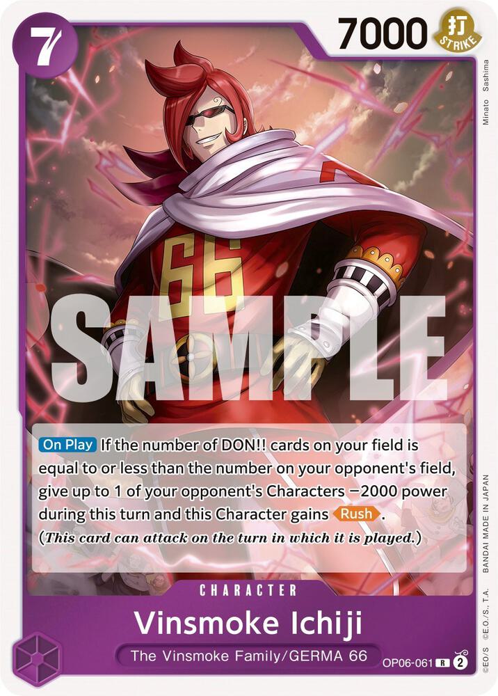 Vinsmoke Ichiji OP06-061 (Wings of the Captain)  - Foil