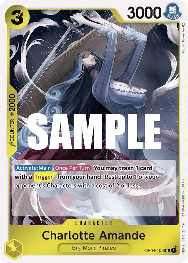Charlotte Amande OP04-105 (Kingdoms of Intrigue)  - Foil