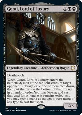 Gonti Lord of Luxury 100/62 (Commander: Adventures in the Forgotten Realms) 