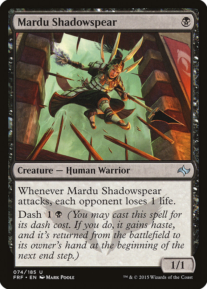 Mardu Shadowspear 74 (Fate Reforged) 