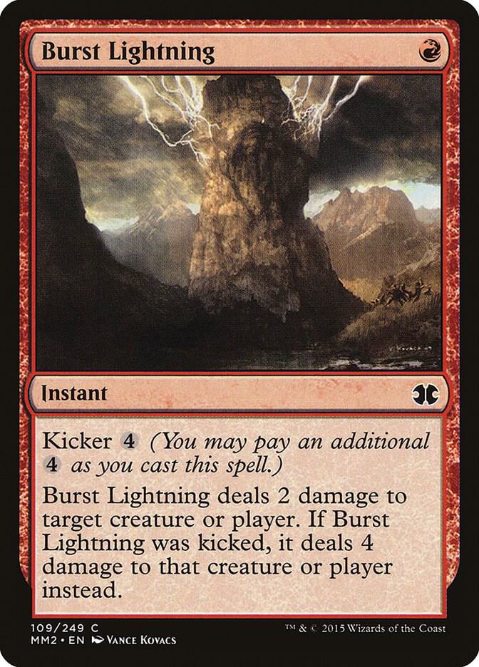 Burst Lightning 109/249 (Modern Masters 2015) 