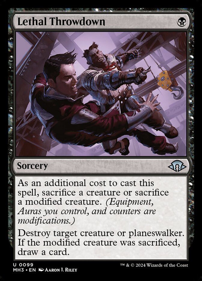 Lethal Throwdown 99/319 (Modern Horizons 3) 