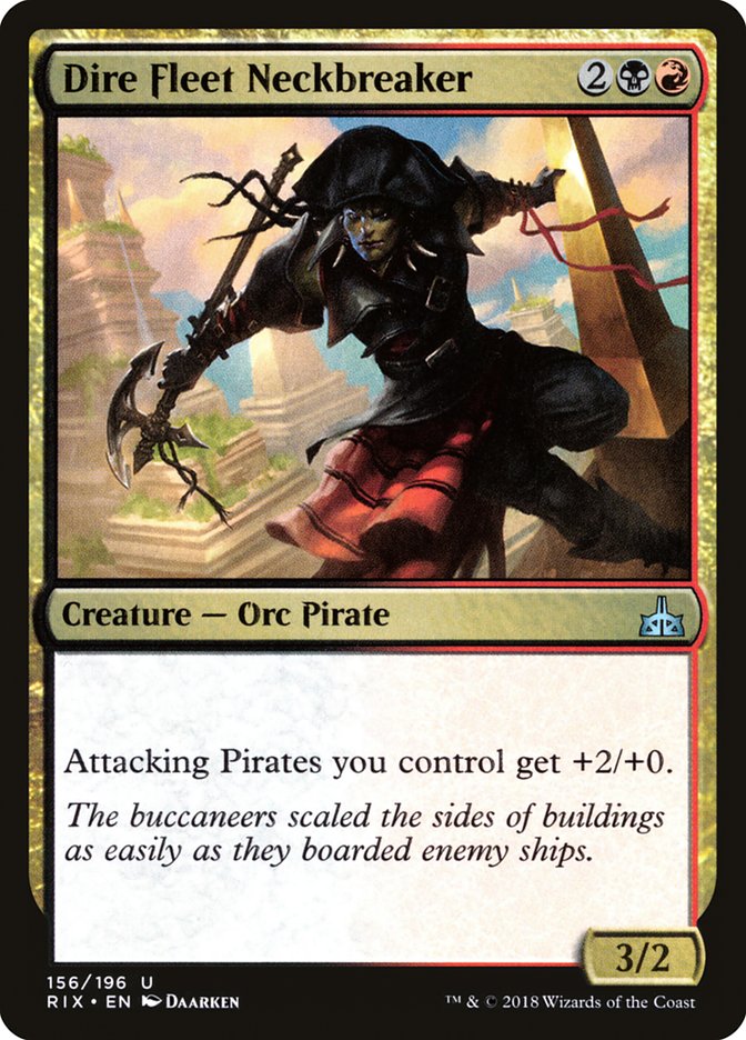 Dire Fleet Neckbreaker 156/196 (Rivals of Ixalan) 