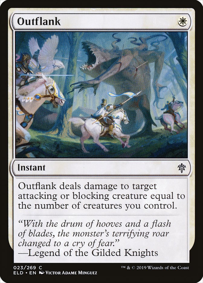 Outflank 23/269 (Throne of Eldraine) 