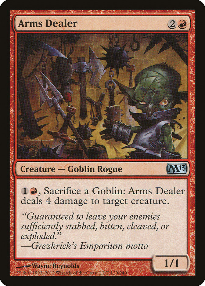 Arms Dealer 120/249 (Magic 2013 (M13)) 