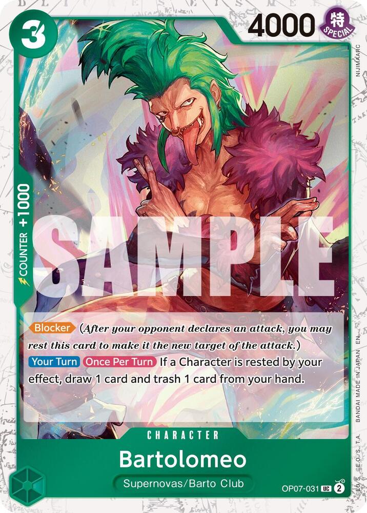 Bartolomeo OP07-031 (Premium Booster -The Best- Vol. 2)  - Pirate Foil