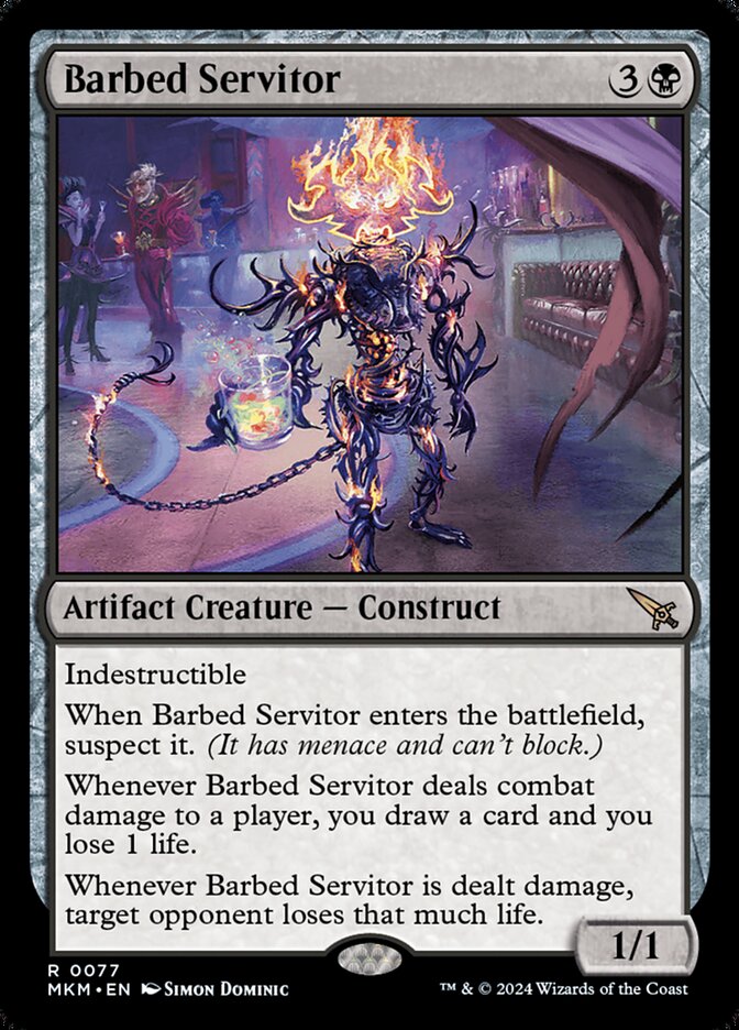 Barbed Servitor 77 (Murders at Karlov Manor) 