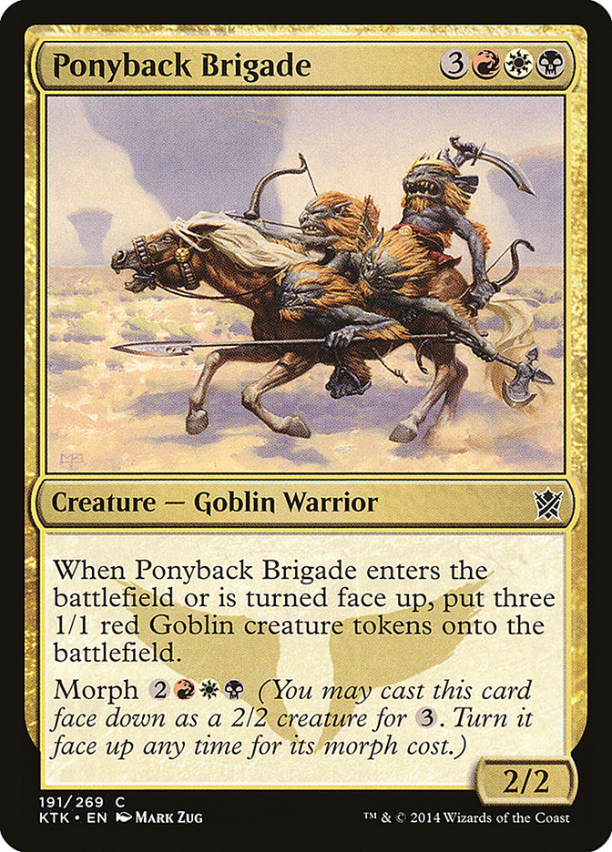 Ponyback Brigade 191/269 (Khans of Tarkir) 