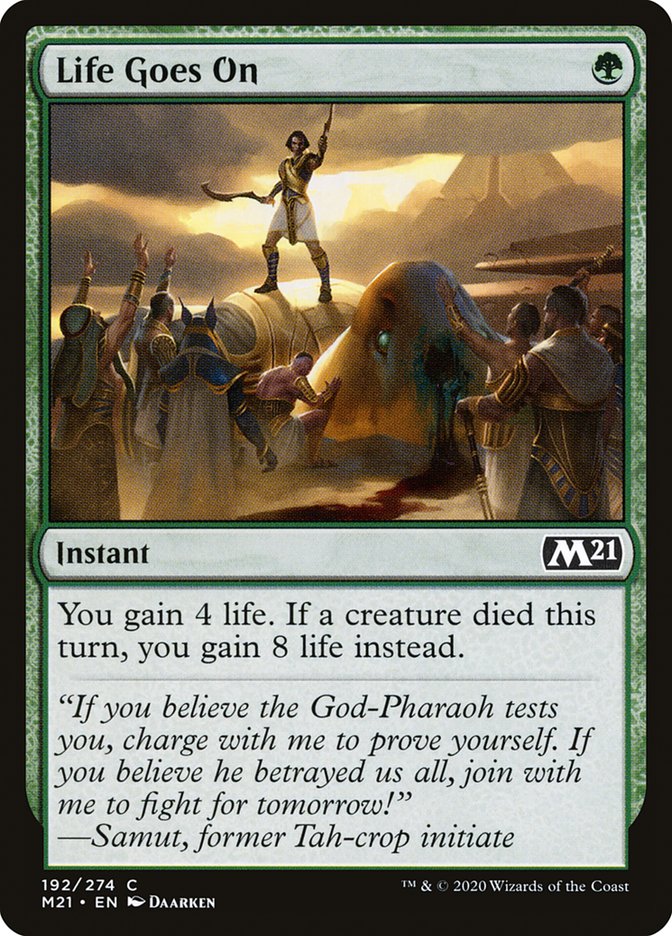Life Goes On 192/274 (Core Set 2021) 