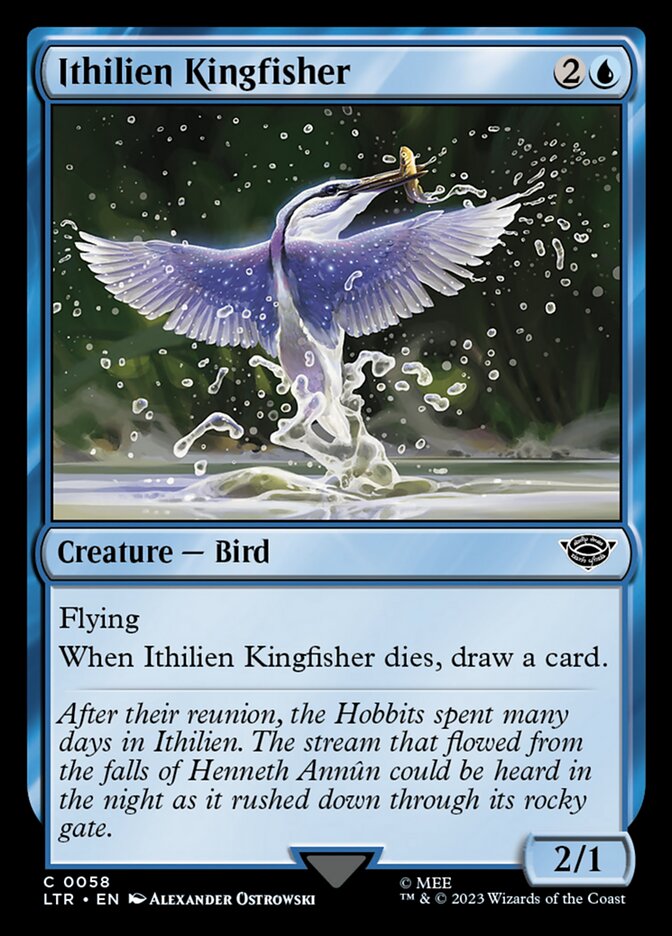 Ithilien Kingfisher 58/281 (Universes Beyond: The Lord of the Rings: Tales of Middle-earth) 