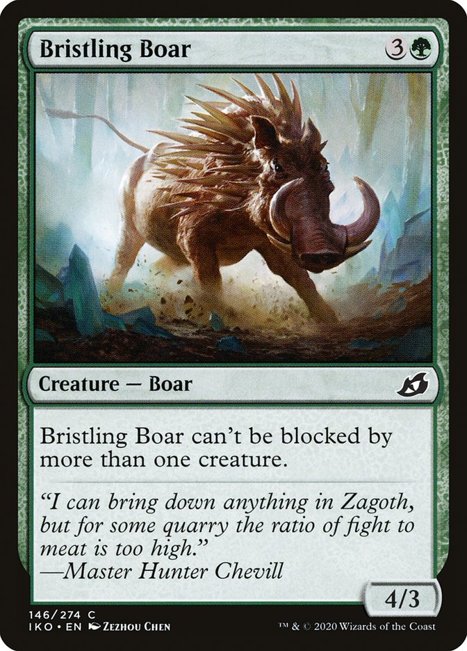 Bristling Boar 146/274 (Ikoria: Lair of Behemoths) 