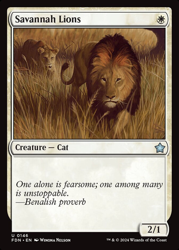 Savannah Lions 146/291 (Foundations) 