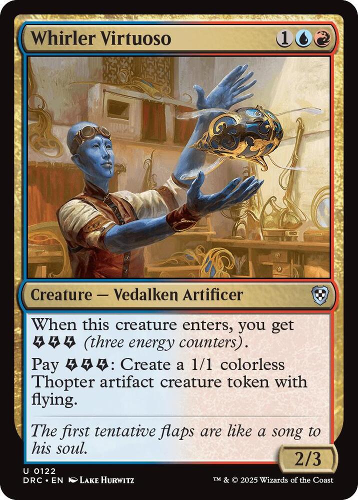 Whirler Virtuoso 122 (Commander: Aetherdrift) 