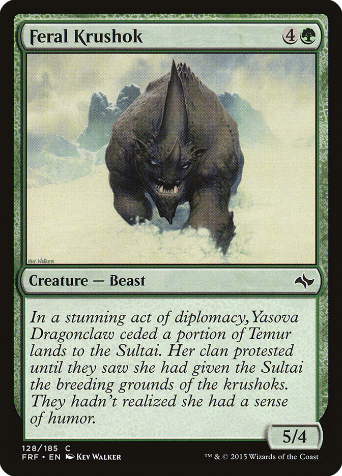 Feral Krushok 128/185 (Fate Reforged) 