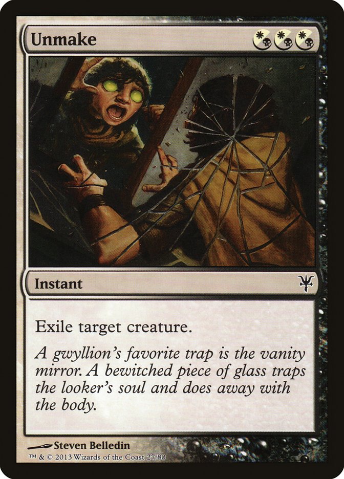 Unmake 27/80 (Duel Decks: Sorin vs. Tibalt) 