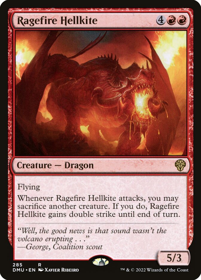 Ragefire Hellkite 285/281 (Dominaria United) 