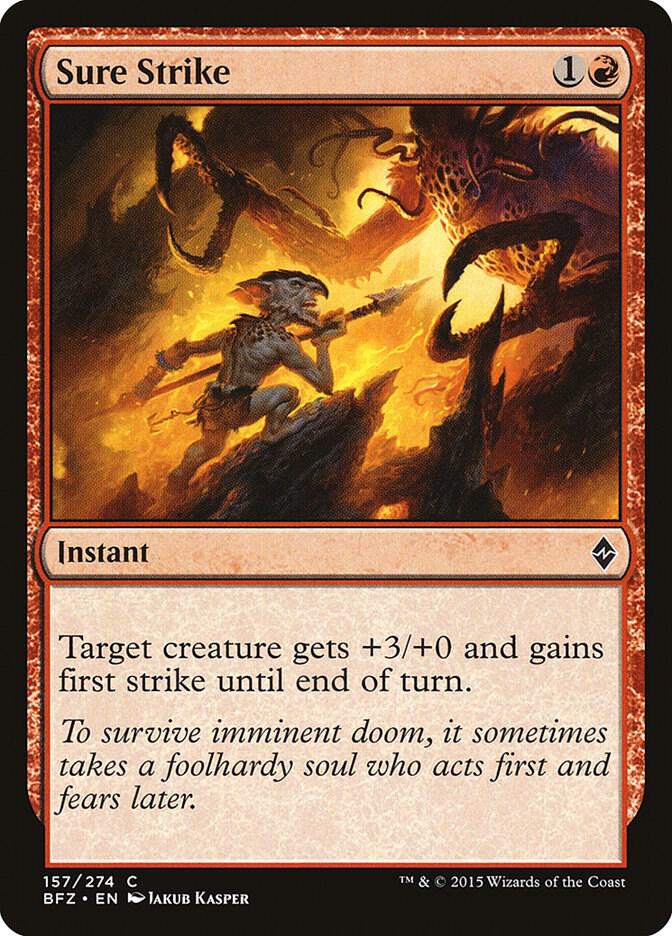 Sure Strike 157/274 (Battle for Zendikar) 