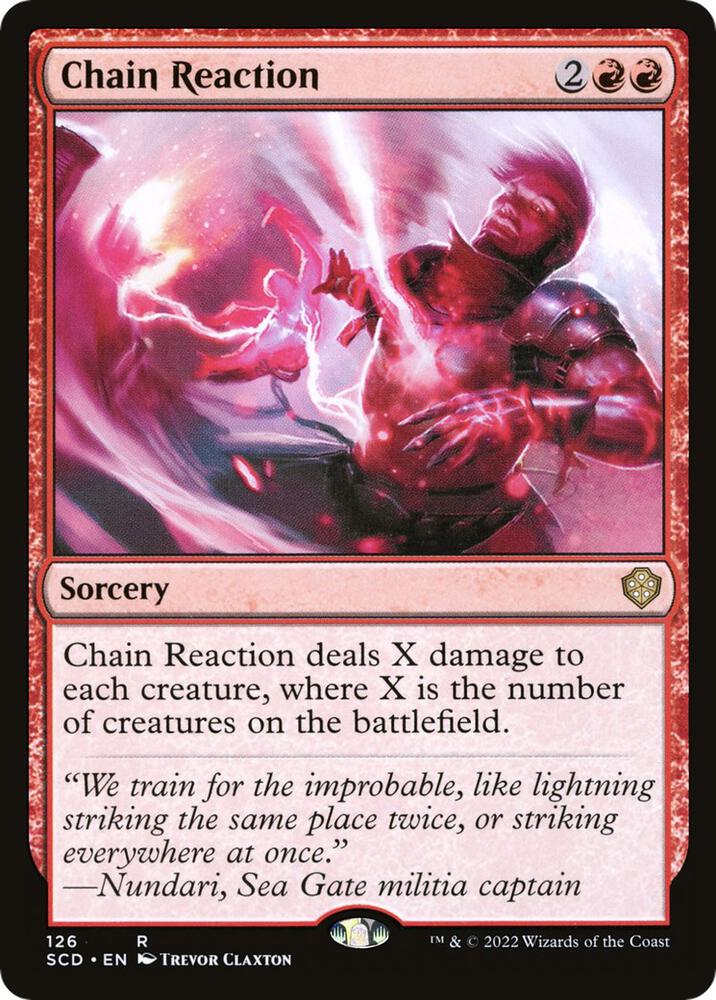 Chain Reaction 126/352 (Starter Commander Decks) 