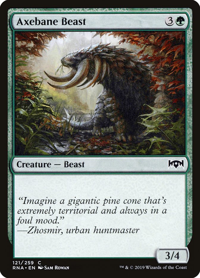 Axebane Beast 121/259 (Ravnica Allegiance) 