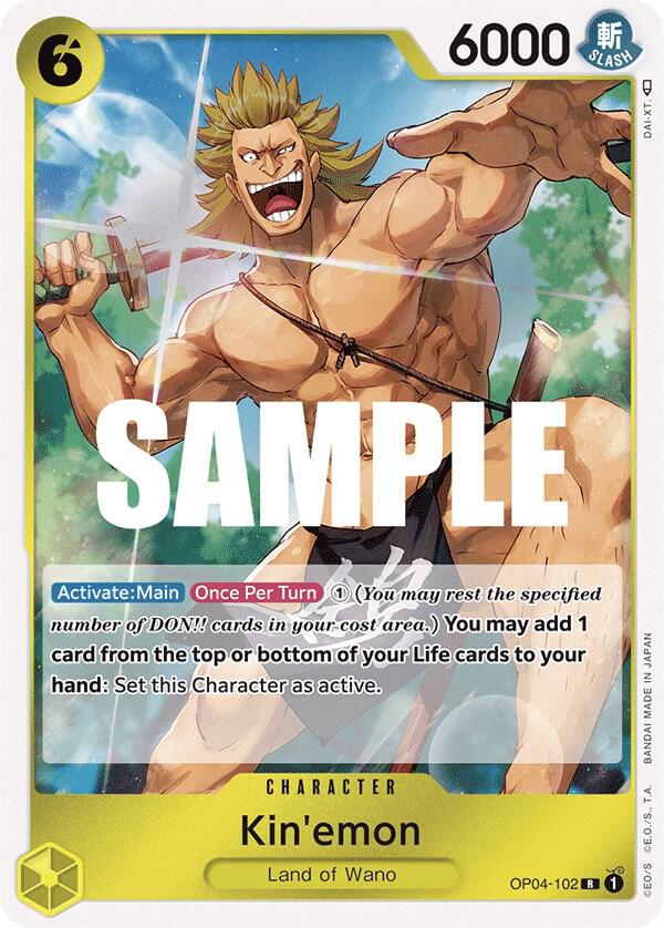 Kinemon OP04-102 (Kingdoms of Intrigue)  - Foil